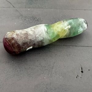 Fluoride Chrystal purple/green small  wand  New
